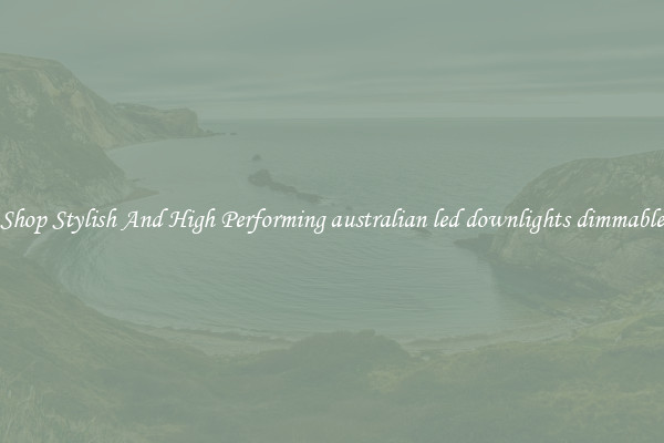 Shop Stylish And High Performing australian led downlights dimmable