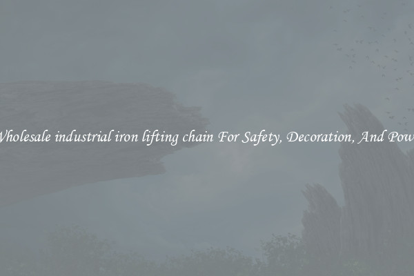 Wholesale industrial iron lifting chain For Safety, Decoration, And Power