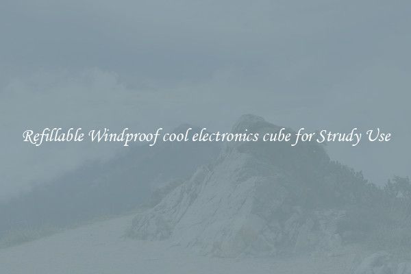 Refillable Windproof cool electronics cube for Strudy Use