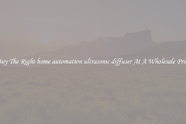 Buy The Right home automation ultrasonic diffuser At A Wholesale Price