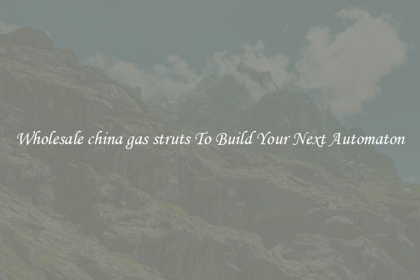 Wholesale china gas struts To Build Your Next Automaton